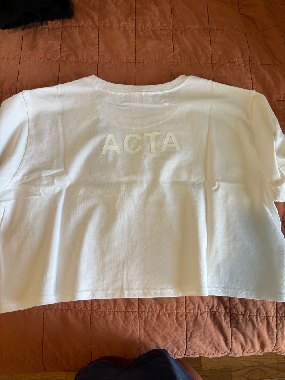 Brand new Acta white crop T-shirt - Picture 2 of 3